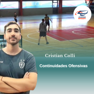 continuidades ofensivas en basquetbol capacitacion online profesor Cristian Colli