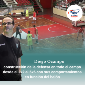 curso de basquetbol online construccion de la defensa en todo el campo Diego Ocampo