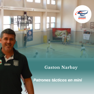 patrones tácticos simples en minibasquet curso gratuito Gastón Narbay