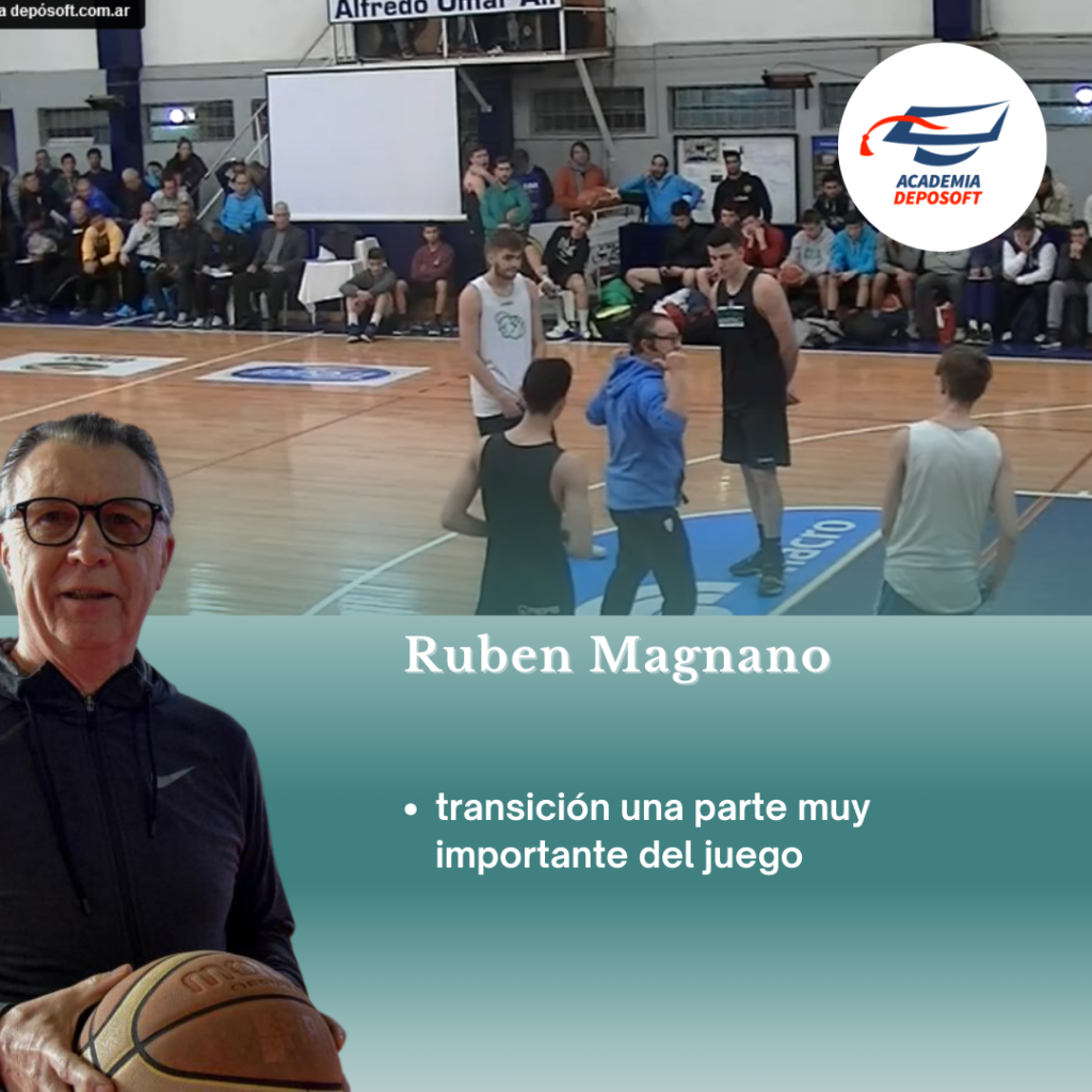 videocurso de basquetbol la transición en basquetbol coach ruben magnano