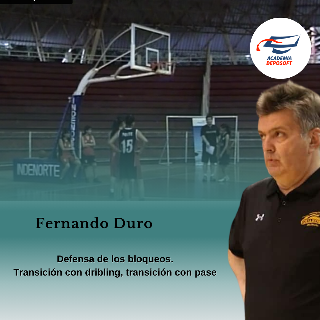 transición con dribling y con pase Fernando Duro