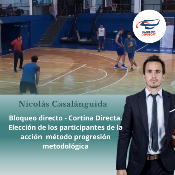 capacitaciones en videos para entreandores de basquetbol coach nicolas casalanguida tema BD