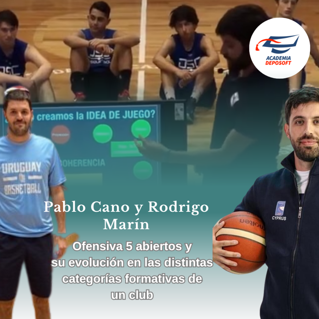 curso de basquet ofensiva 5 abiertos como sistema de juego