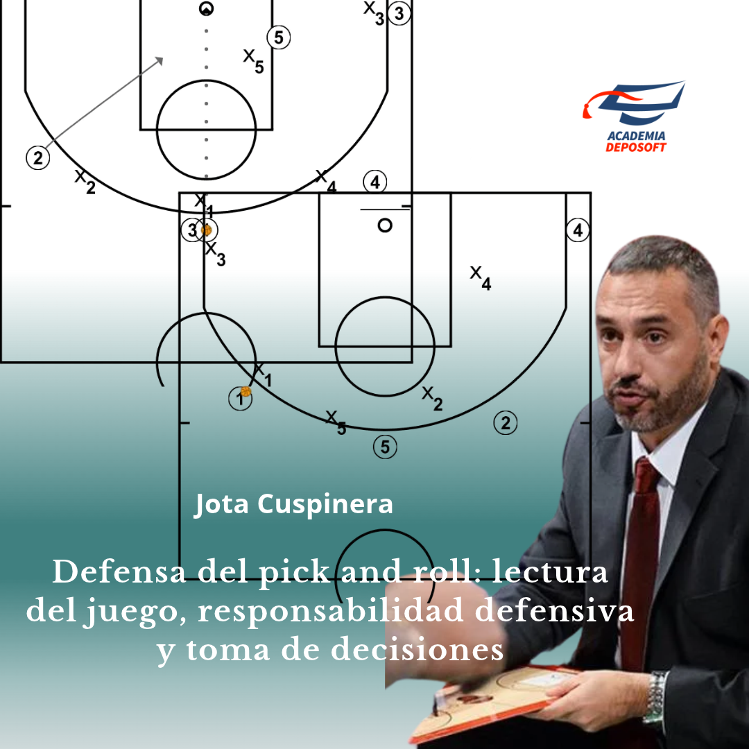 Defensa del pick and roll: lectura del juego, responsabilidad defensiva y toma de decisiones capacitacion baloncesto