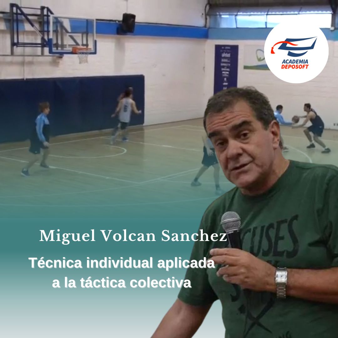 curso de basquet para entrenadores volcan sanchez tecnica individual aplicada a la tactica colectiva