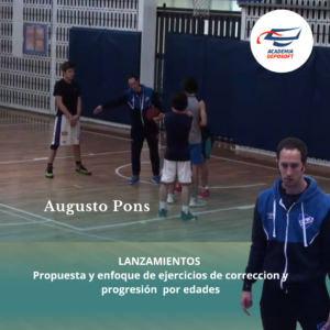 LANZAMIENTOS: Ejer. de correccion y propuesta de enfoque y progresión por edades