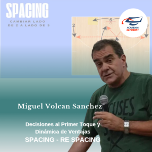 Decisiones al primer toque y ventajas – SPACING – RE SPACING